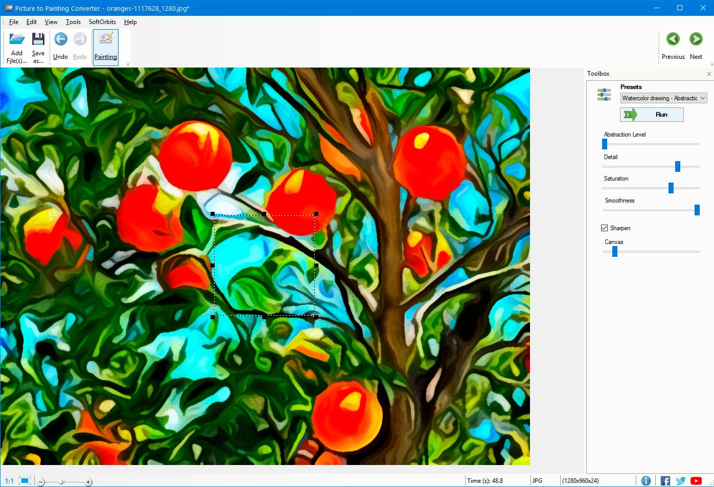 Picture to Painting Converter Снимок экрана.