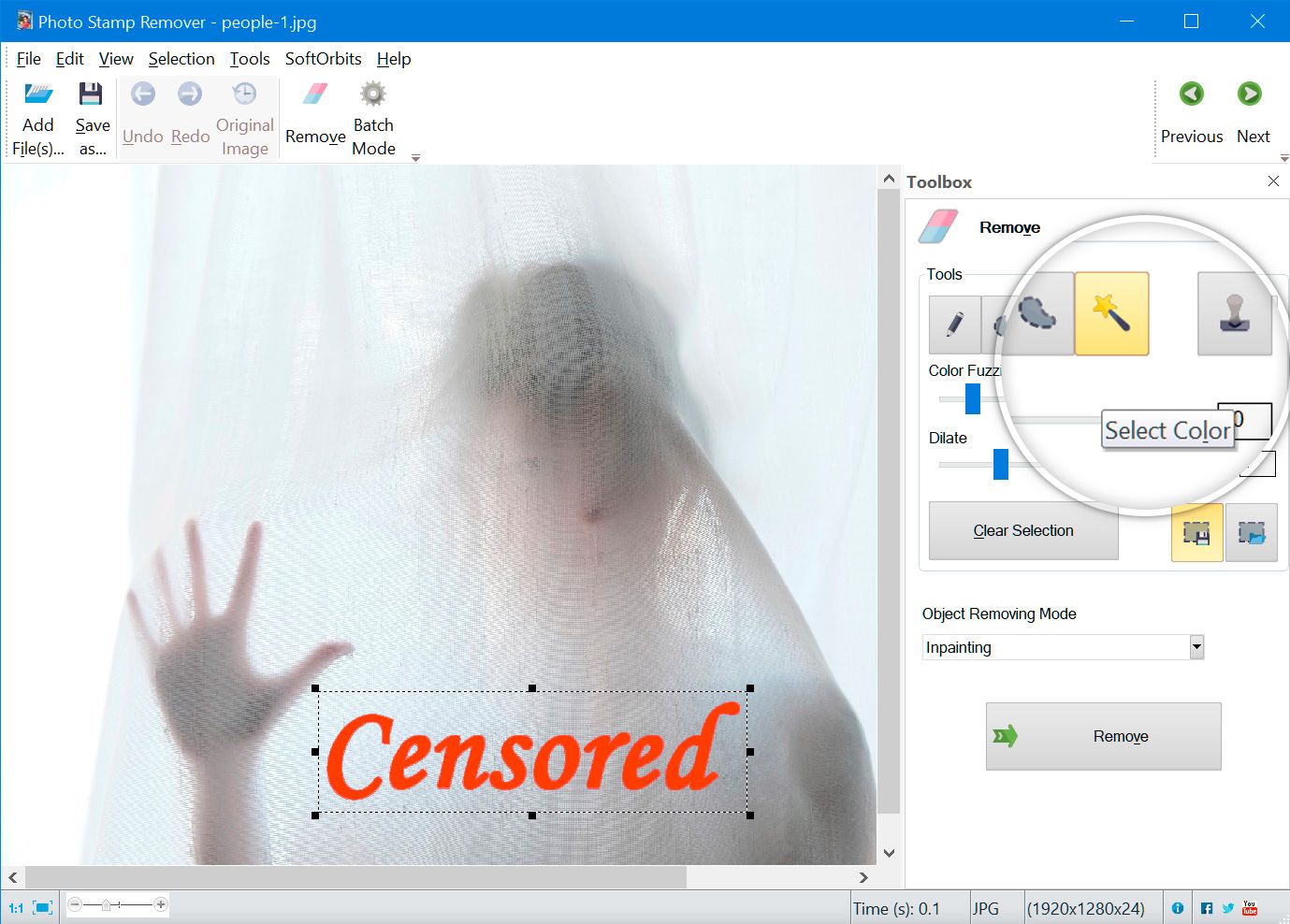 Как убрать цензуру с фото онлайн