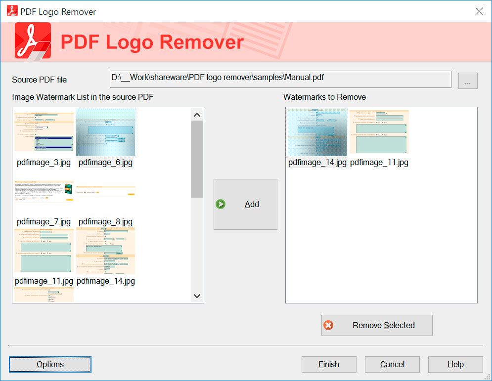 Как убрать фон в pdf файле